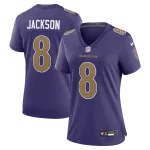 Lamar Jackson Baltimore Ravens Nike Women's Alternate Game Jersey - Purple