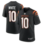 Mike White Cincinnati Bengals Nike Team Game Jersey - Black
