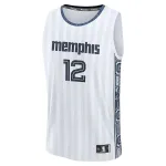 Ja Morant Memphis Grizzlies Youth 2025/26 City Edition Fast Break Jersey - White