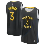 Will Richard Golden State Warriors Fast Break Replica Player Jersey - Statement Edition - Black
