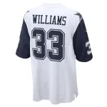 Javonte Williams Dallas Cowboys Nike Alternate Game Jersey - White