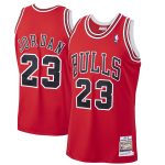 Michael Jordan Chicago Bulls 1997/98 Hardwood Classics Authentic Jersey - White/Black/Scarlet