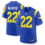 Trent McDuffie Los Angeles Rams Nike Team Game Player Jersey - Royal